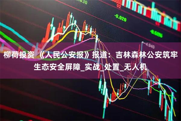 柳荷投资 《人民公安报》报道：吉林森林公安筑牢生态安全屏障_实战_处置_无人机